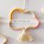 Mini Sky Macrame Wall Hanging Car Charm Beautiful Animal Rainbow Nursery Decor , Baby Room Decor Manufacturer