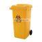 outdoor wheelie container 120L/240L large garbage bin plastic waste trash bins for parks