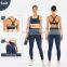 Latest Style Women Fitness Hight Strength Sports Bra Active Wear Sexy Workout Bra With Seamless Buckle