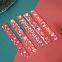Customized  Full Color Printing Silicone Snap Bracelets Promotional Gifts Christmas Wrist Band