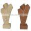 Wooden jewelry bust mannequin, Jewelry display props for sale A-8