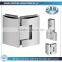 Hot Quality Double Side 135 degree brass &stainless steel Hinge Glass Shower Door Hinges