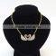 women's necklace high end Swan gold plated steel necklace                        
                                                                                Supplier's Choice