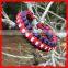 fashion gold clasp titanium paracord bracelets for sale