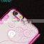 High quality colorful flower printed electroplate TPU phone case for iphone 6 case