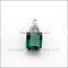 925 Stering Silver Created Emerald Set Hot Gemstone Jewelry