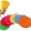 2015 Customized dog fly dicks / Silicone rubber Foldable Frisbee