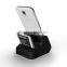 Double USB Sync Cradle stand Desktop Dock Charger for Galaxy SIV i9500 S4