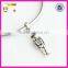 European Skull Charm 925 Sterling Silver Dangle Charm Pendant for Bracelet