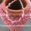 Pink fancy loop yarn HQQ021