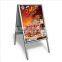 Aluminum frame poster stand