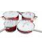 Nonstick Aluminum Pressed /Forged Cookware Set Pots and Pans with Bakelite Handle and Glass Lid