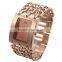 Women's Stainless Steel Band Multi-Chain Rose Gold-Tone Bracelet Watch