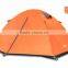 blue gree orange two person portable family travel camping tent