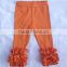 Trendy Cotton Triple Ruffles Legging Tight Pants Tube Baby Icing Ruffle Pants