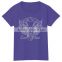 2016 high quality rhinestone design short sleeve cheap tshirt for girls