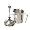 800ml Stainless Seel Milk Frother Jug Cappuccino Latte Foam Creamer Double Mesh Pump