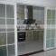 Solid Sliding Door And Forsted Carved PVC Door