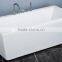 SUNZOOM UPC/cUPC Certified European Soaking Tubs, Rectangular Corner Bathtub, Quality Bathtub