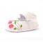 A-bomb 2016 Summer Lovely Design Baby Girl Flower Style Rubber Sole PU Leather Baby Shoes for girl/baby prewalker shoes