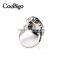 Fashion Jewelry Vintage Style Black Crystal Ring Women Wedding Party Show Gift Dresses Apparel Promotion Accessories