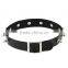 Sexy Punk Gothic Black Spike Rivet Cone PU Leather Womens Man Choker Collar Necklace