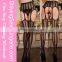 Factory wholesale sexy women black open crotch crossing suspender pantyhose stockings