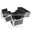 Hairdresser trolley case rolling suitcase pilot makeup aluminum trolley case JH517