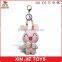 good cute plush bunny keychain toy