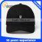 Custom 6 Panel Black Baseball Cap Without Logo High Quality Hats And Caps Men