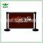 TS-CB03 Outdoor cafe barriers banners,cafe screens vinyl imprint,cafe furniture for crowd control
