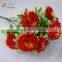 9 heads artificial lalic flower bush with tray real like and cheap