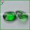 Sell stock bulk emerald green faceted round brilliant cut glass gems for crafts