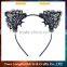 Wholesale high quality gilrs party decoration lace headband sexy cat ear headband
