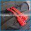 Colorful Survival Paracord Cobra Weaving Monkey Fist Zipper Puller Handmade Rope Zipper Puller