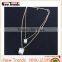 Promotional Sale Fashion Square Shape Turquoise Necklace Jewelry