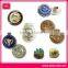 custom lapel magnetic school name pin metal badge