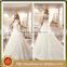 VDN23 Beautiful Tulle A Line Bridal Formal Party Gown 2016 Hand Made Lace Appliqued Illusion Neckline Wedding Dress for Weddings