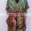 Paisley printed african ponchos & kaftans / swimwear dress for womans