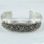 Filigree Work Antique 925 Sterling Silver Bangle, Wholesale Silver Jewelry, Silver Jewelry India