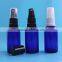 high quality colorful 100ml glass essential oil bottles with spray pump