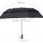 27 inch business travel trip big Double canopy folding golf umbrella