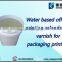 High quality water based calendering overprint varnishes