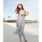 JPSKIRT1605044 2016 Newest Cheap Ladies V-neck Long Beach Dress