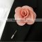 >> Lapel Women Flower Brooch Daisy Handmade Boutonniere Stick Brooch Pin Men's Accessories/