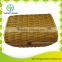 hot sell treasure chest box hand-crafted woven picnic wooden basket with cover