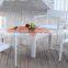 New design cheap furniture table and chair aluminum brushed furniture on promotion