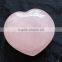 Natural Rose Crystal Heart for Lovers