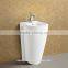 Modern Ceramic White Outdoor Wash Basin