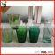 Custom Pantone Color Drinking Glassware Different Types Clear Blue & Green Tinted Shot Glass